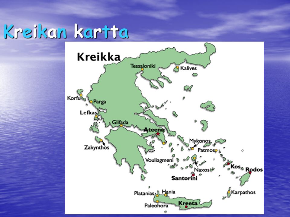 Kreikan kartta