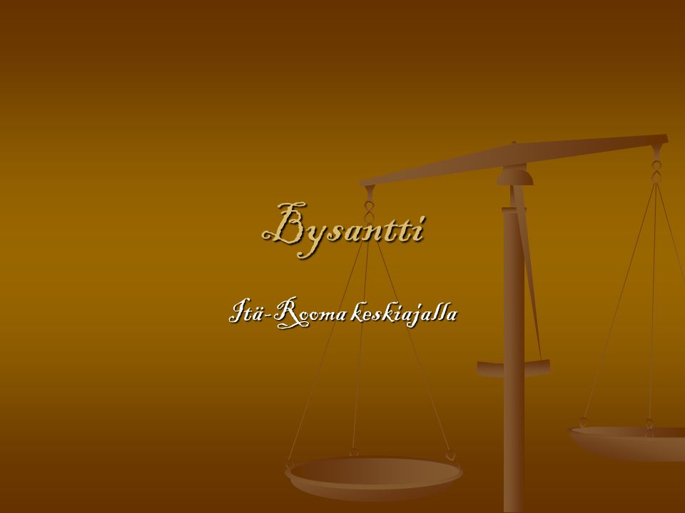 Bysantti Itä-Rooma keskiajalla