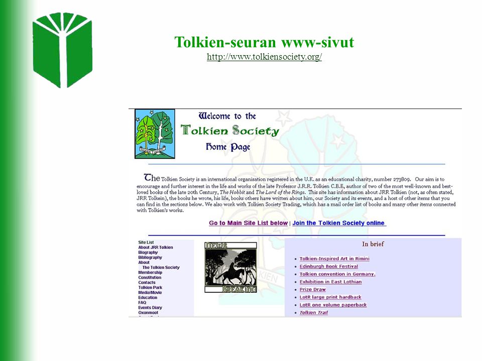 Tolkien-seuran www-sivut