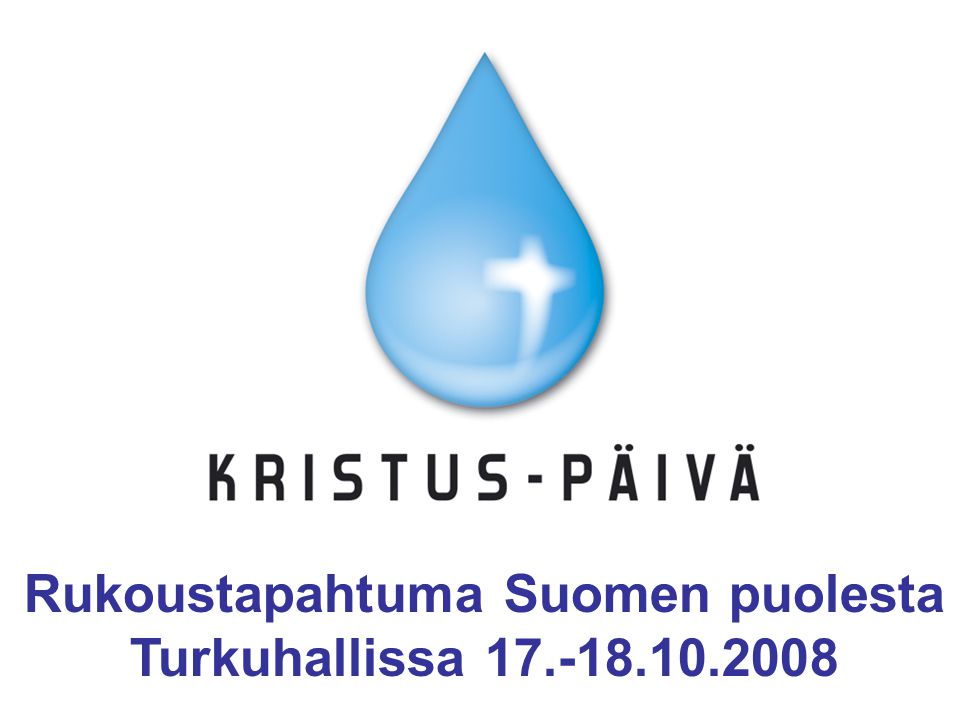 Rukoustapahtuma Suomen puolesta Turkuhallissa