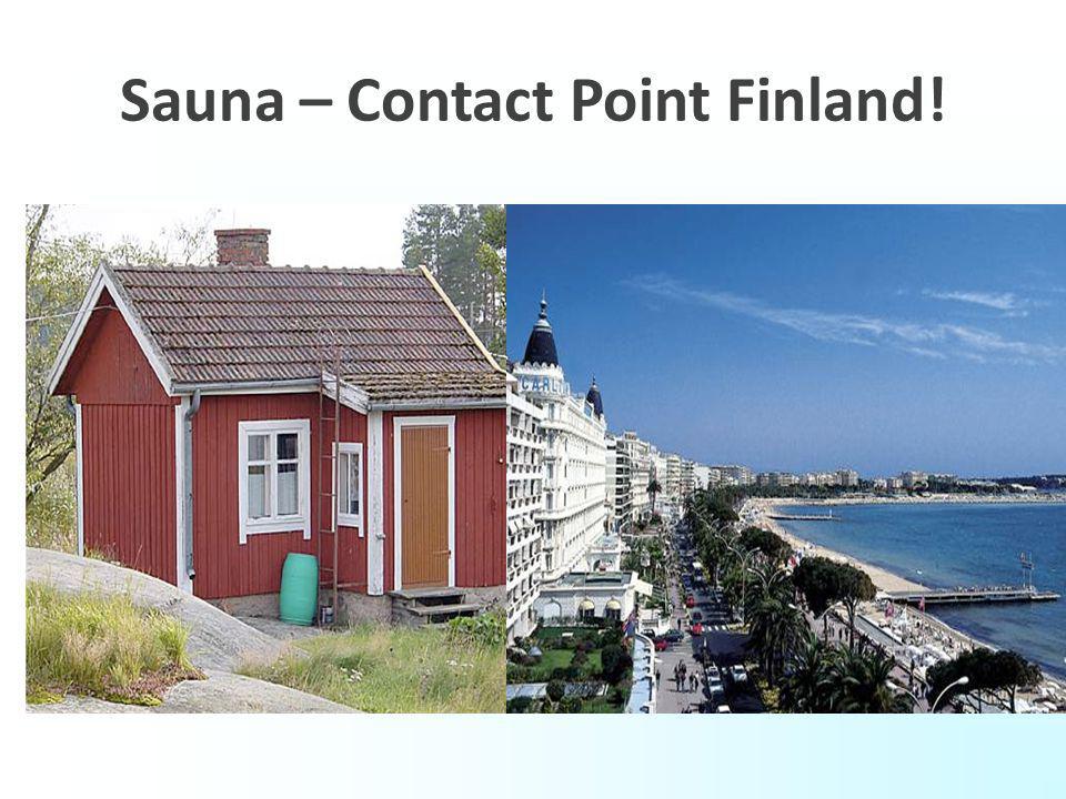 Sauna – Contact Point Finland!