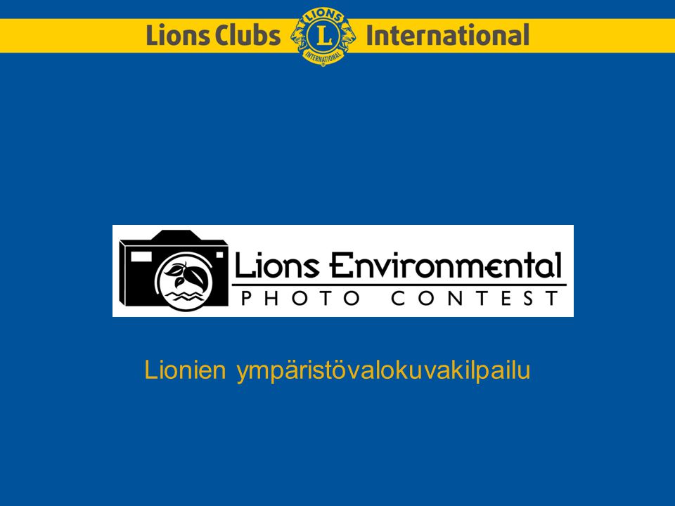 Lionien ympäristövalokuvakilpailu