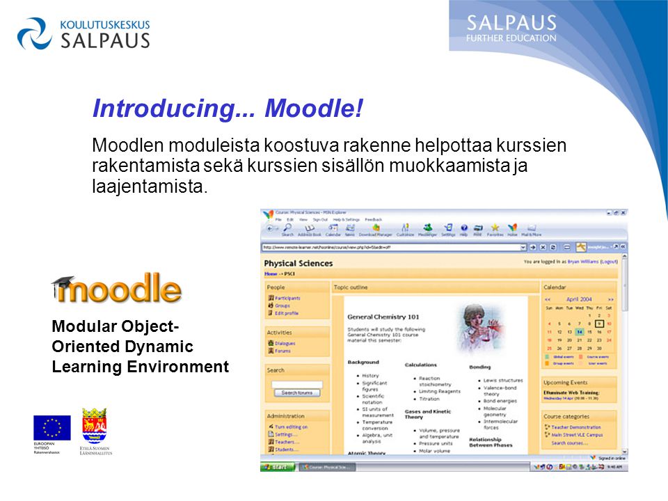 Introducing... Moodle.