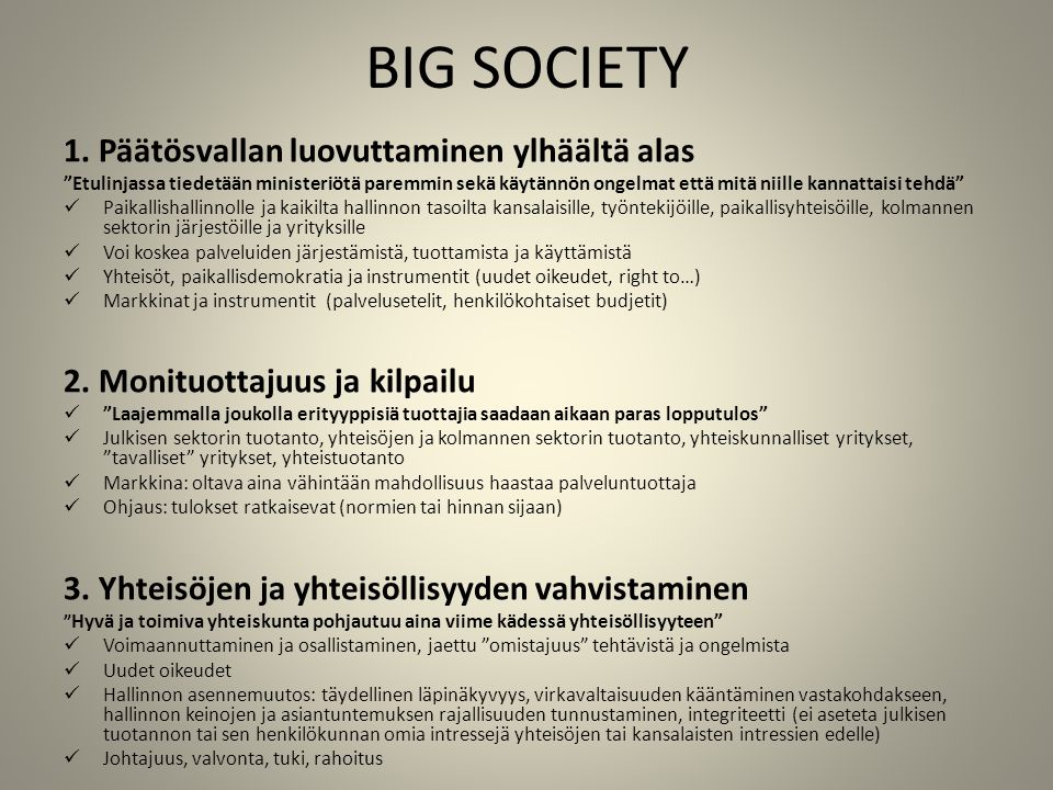 BIG SOCIETY 1.