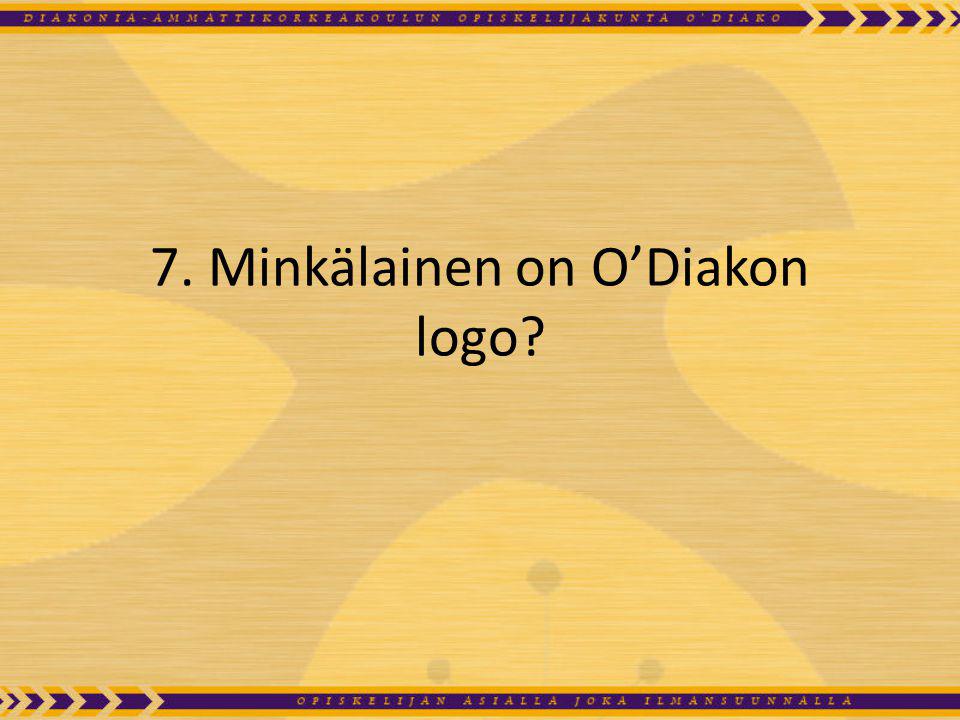 7. Minkälainen on O’Diakon logo