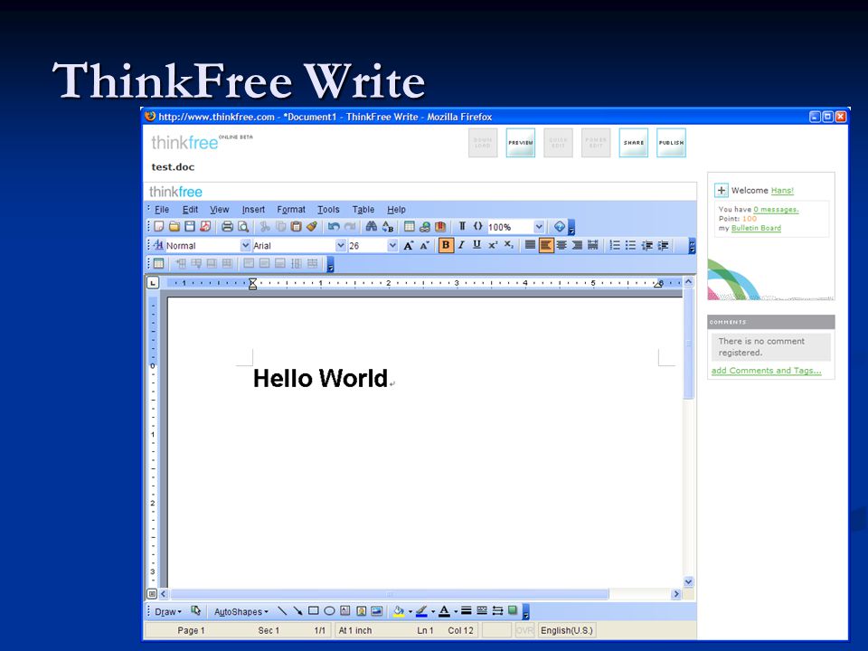 ThinkFree Write