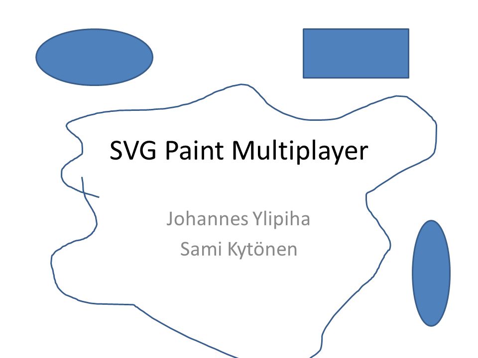 SVG Paint Multiplayer Johannes Ylipiha Sami Kytönen