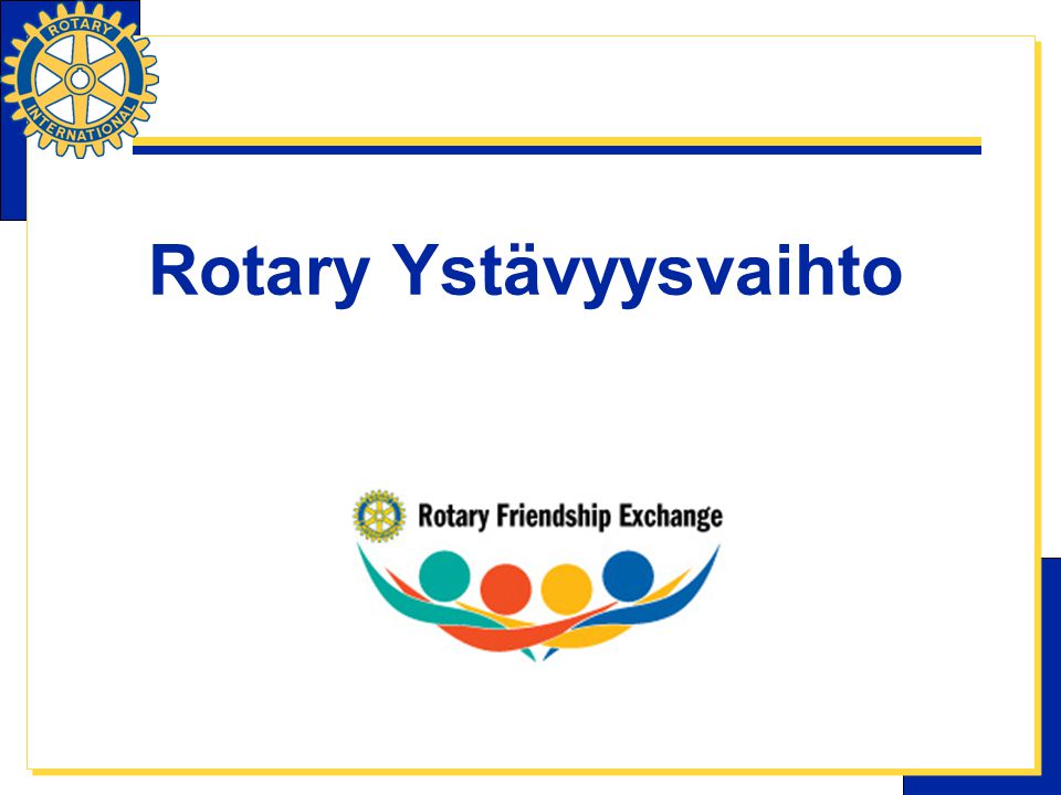 Rotary Ystävyysvaihto