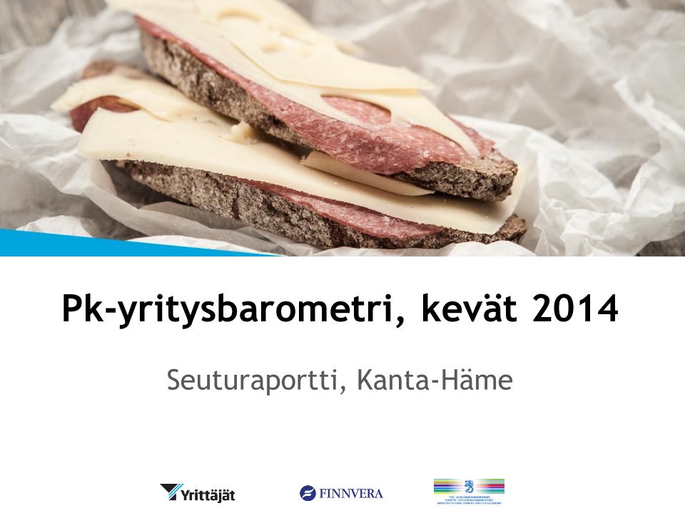 Pk-yritysbarometri, kevät 2014 Seuturaportti, Kanta-Häme