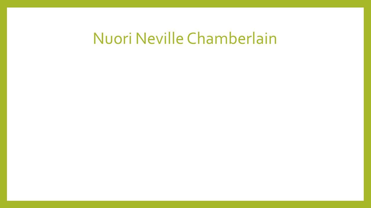 Nuori Neville Chamberlain