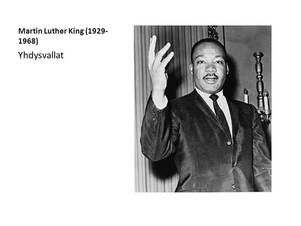 Martin Luther King ( ) Yhdysvallat