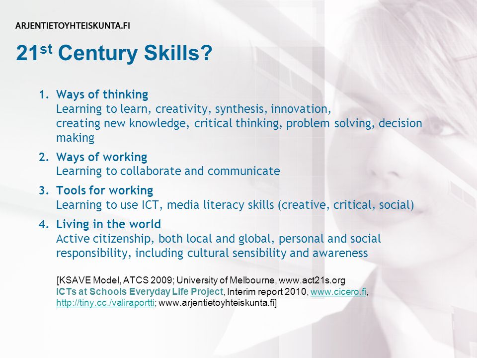 21 st Century Skills.