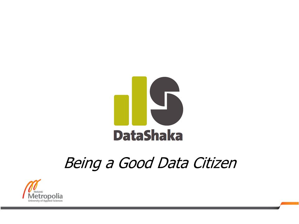 Being a Good Data Citizen