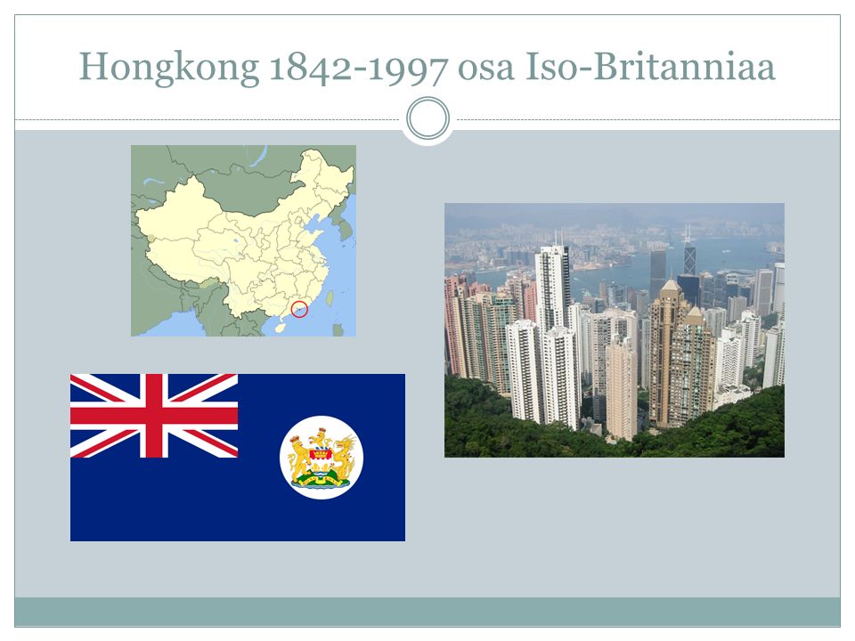Hongkong osa Iso-Britanniaa