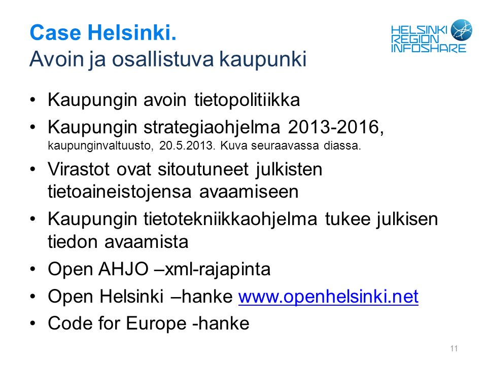 Case Helsinki.