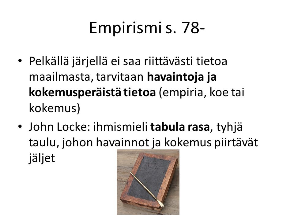 Empirismi s.