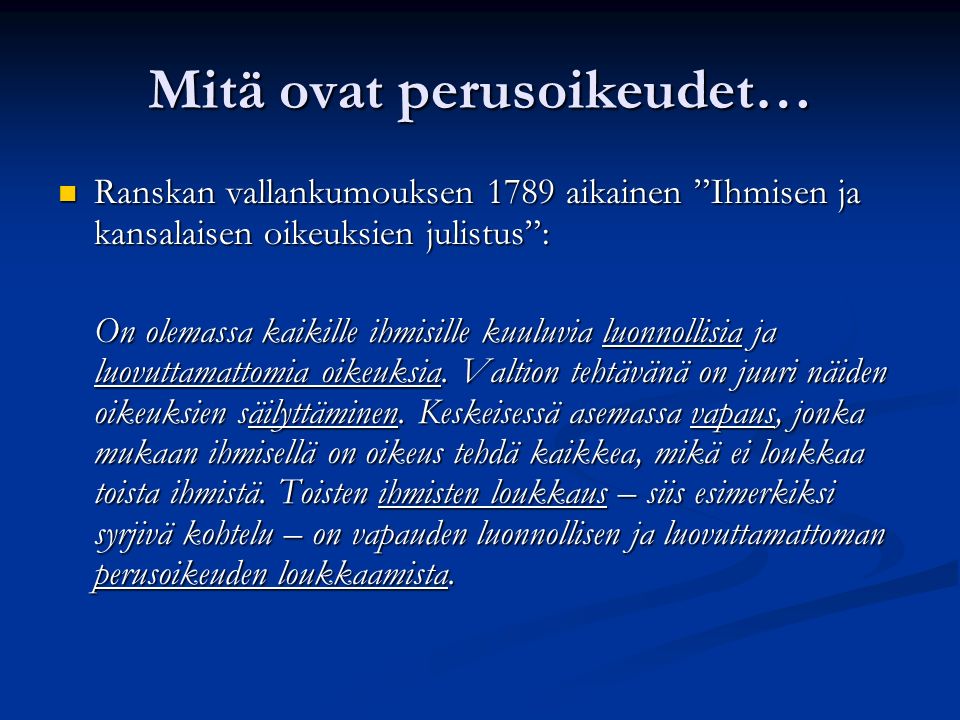 Perusoikeusjärjestelmä ja julkinen valta Valtiosääntöoikeuden luennot/kevät  2009 LY/OTK Jaakko Husa. - ppt lataa