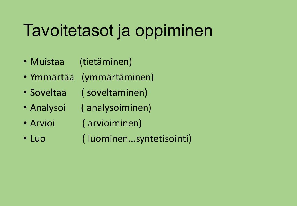 Oppimisen Arviointi OPS 2016 VESO-koulutus Tyryn Koulu Valkeakoski ...