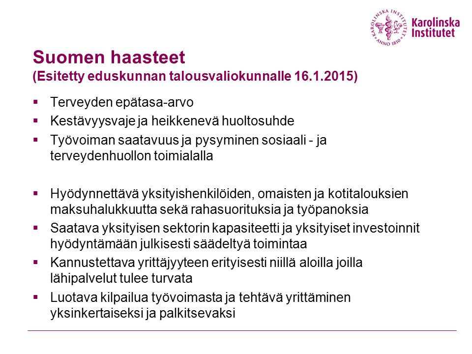 “Tavaratalo, Erikoismyymälä, Täysihoitola …?” Valinnanvapaus Sosiaali ...