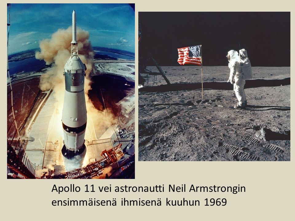 Apollo 11 vei astronautti Neil Armstrongin ensimmäisenä ihmisenä kuuhun 1969
