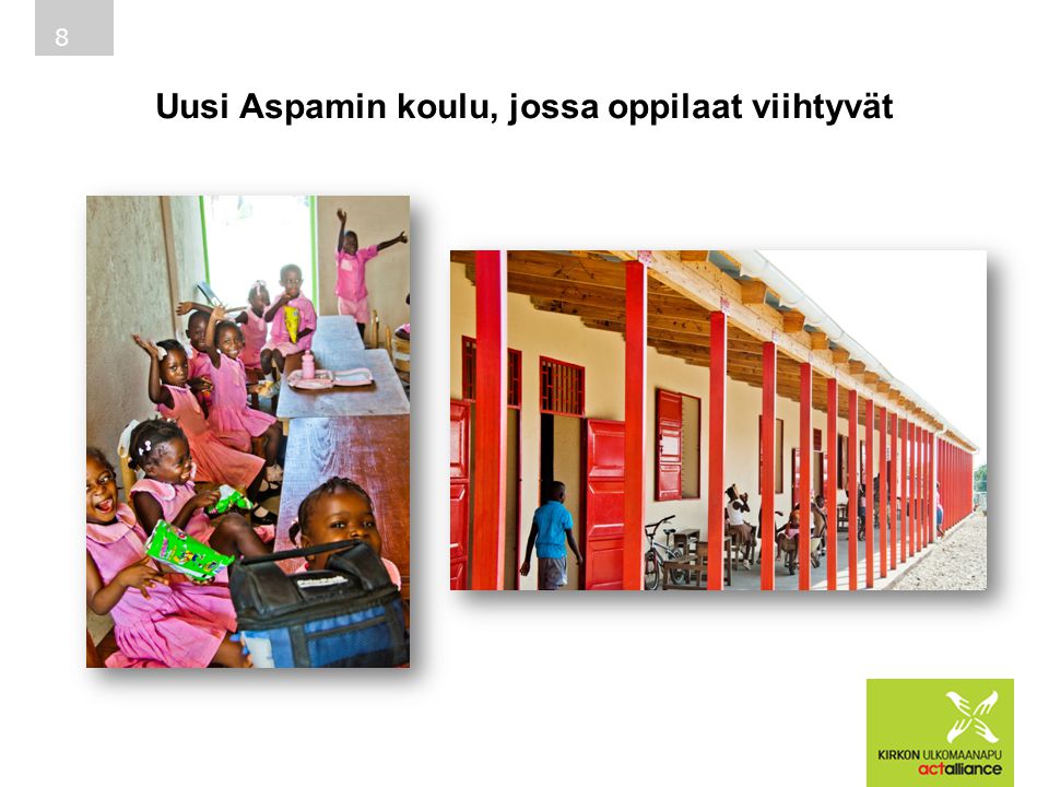 Uusi Aspamin koulu, jossa oppilaat viihtyvät 8
