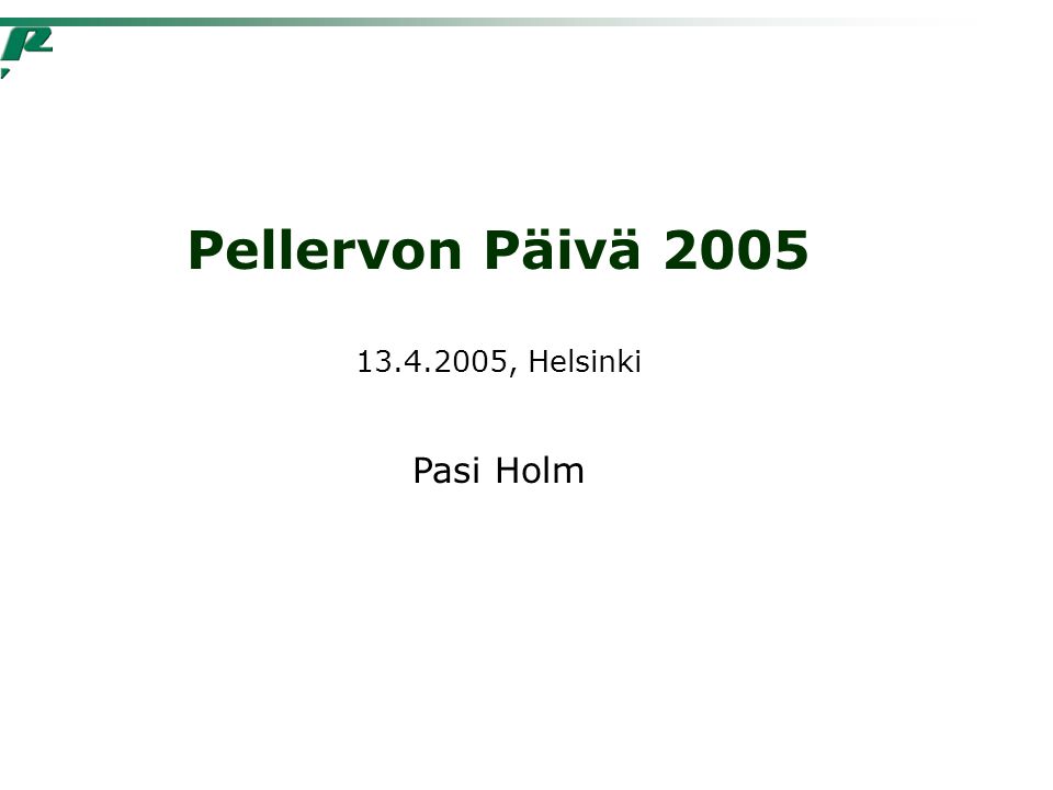 Pellervon Päivä , Helsinki Pasi Holm