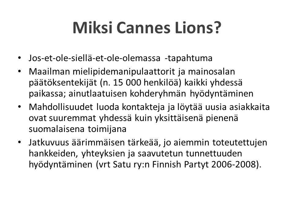 Miksi Cannes Lions.