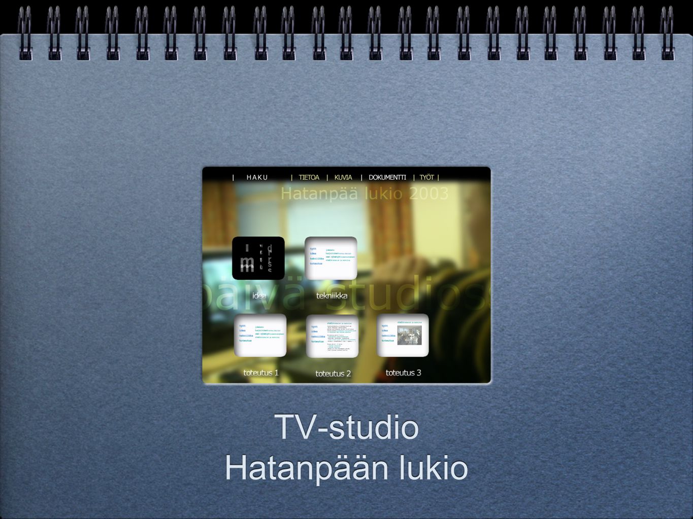 TV-studio Hatanpään lukio
