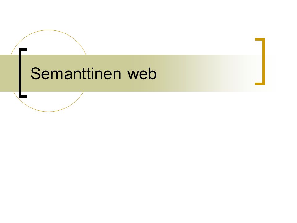 Semanttinen web