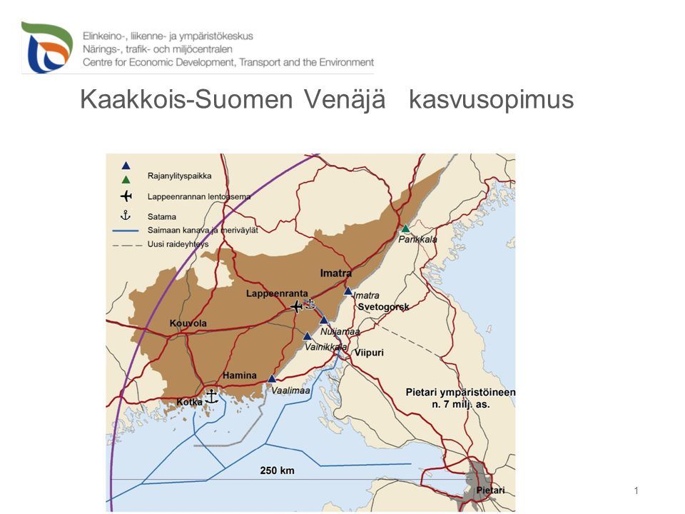 1 Kaakkois-Suomen Venäjä kasvusopimus