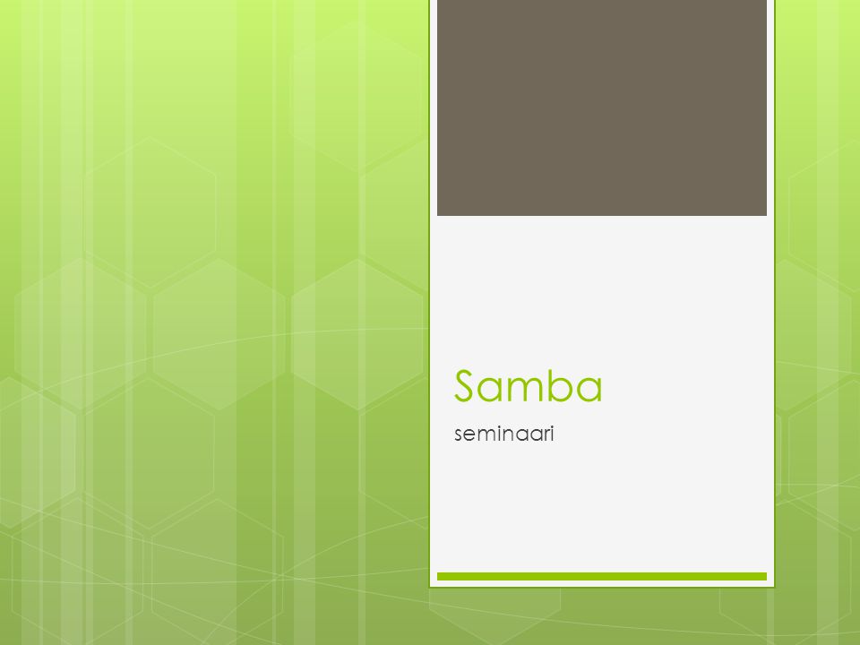 Samba seminaari