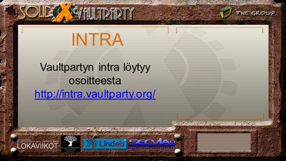 INTRA Vaultpartyn intra löytyy osoitteesta