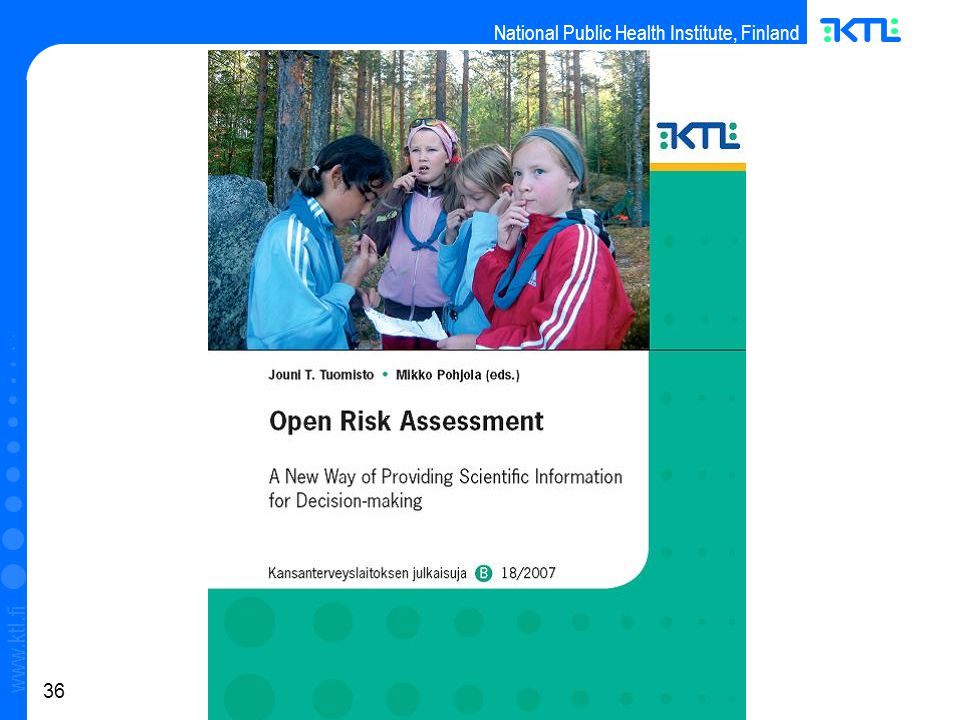 National Public Health Institute, Finland   36 ORA-raportti