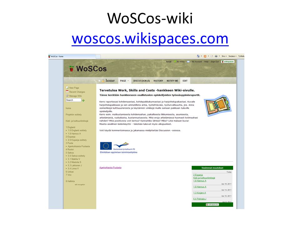 WoSCos-wiki woscos.wikispaces.com woscos.wikispaces.com